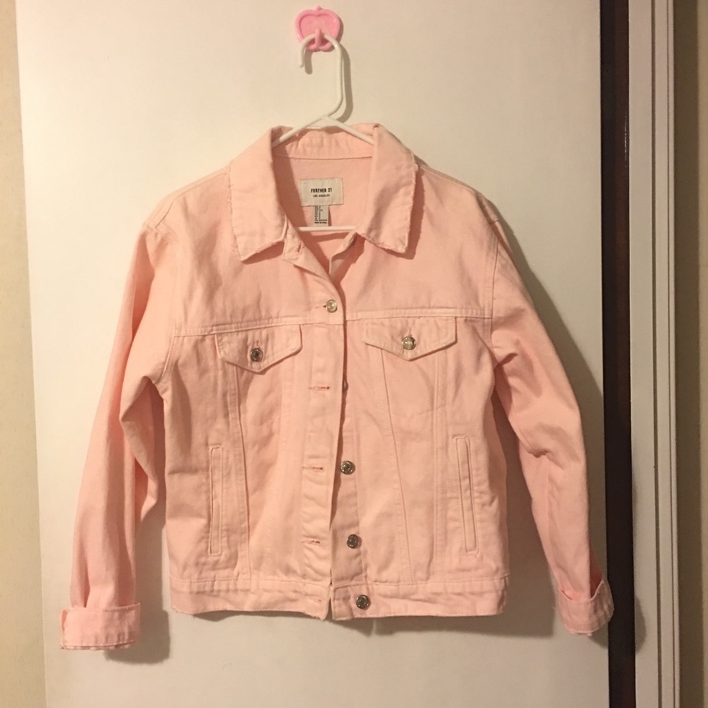 Pink Denim Jacket